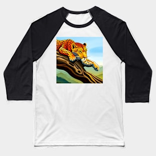 Leopard Baseball T-Shirt